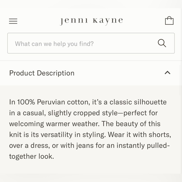 NWT Jenni Kayne Chloe Crewneck in Wheat - Picture 5 of 7